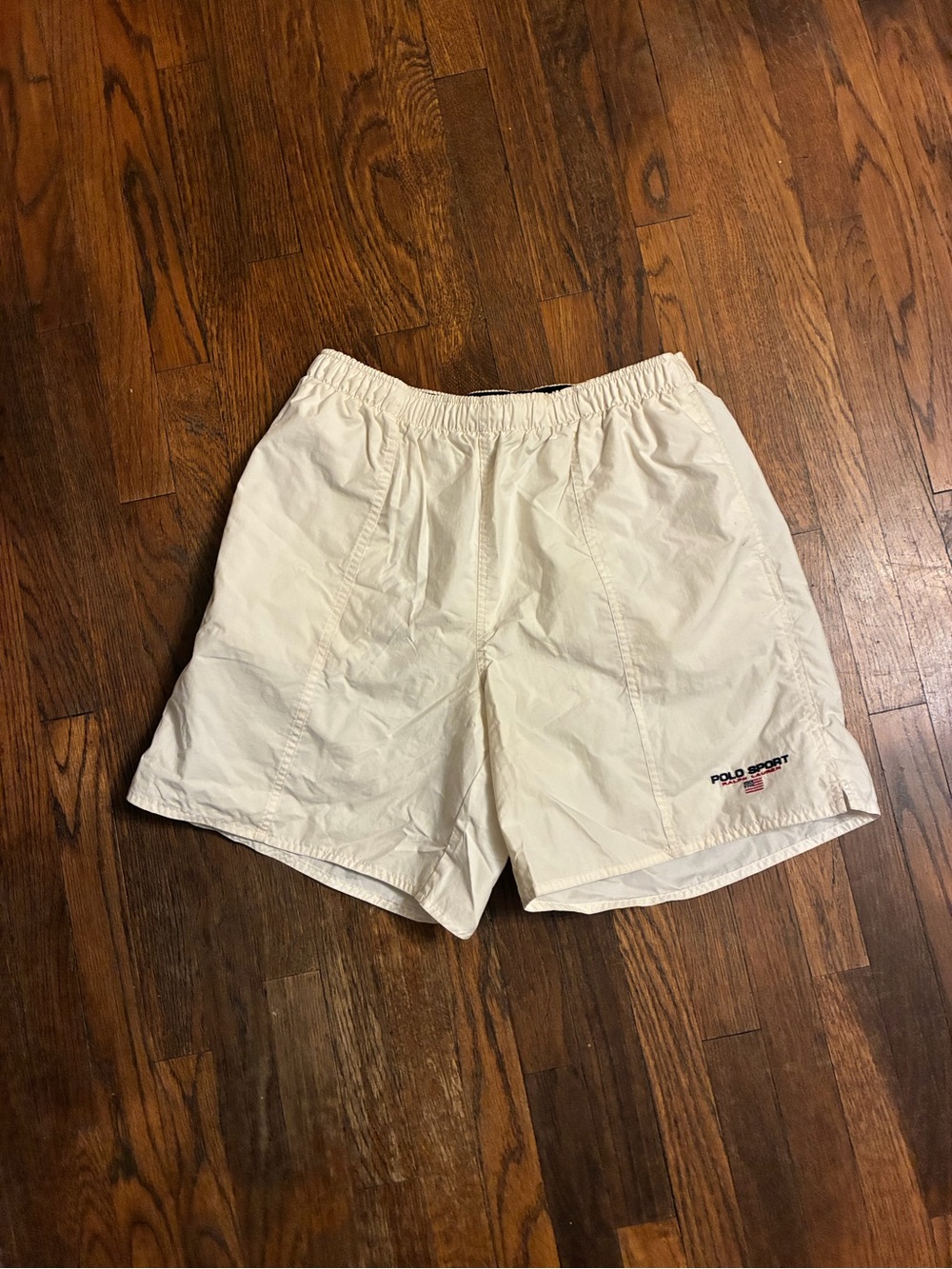 Polo by Ralph Lauren Men’s Cream Athletic Shorts